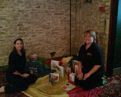 Lots of entertainment provided for the children at the crèche